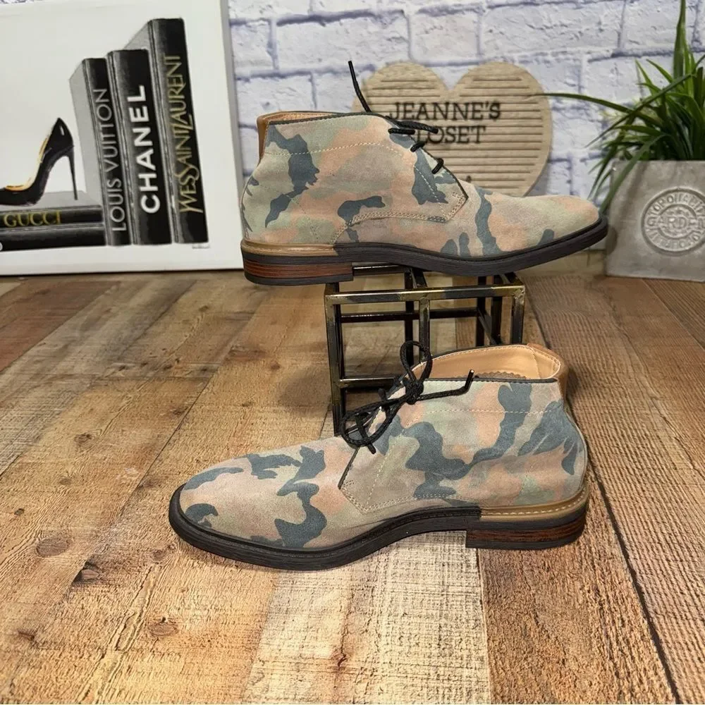 Men's HUSH PUPPIES Bounce, Davis Chukka Boot Camouflage Size 9